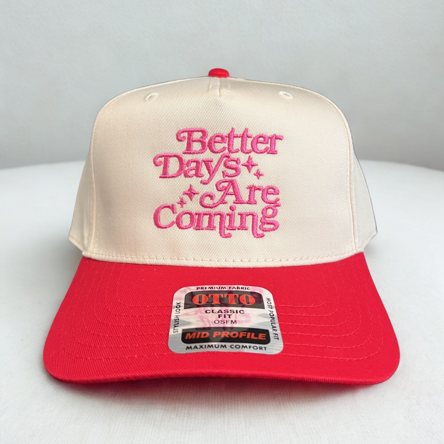 BETTER DAYS ARE COMING TRUCKER HAT