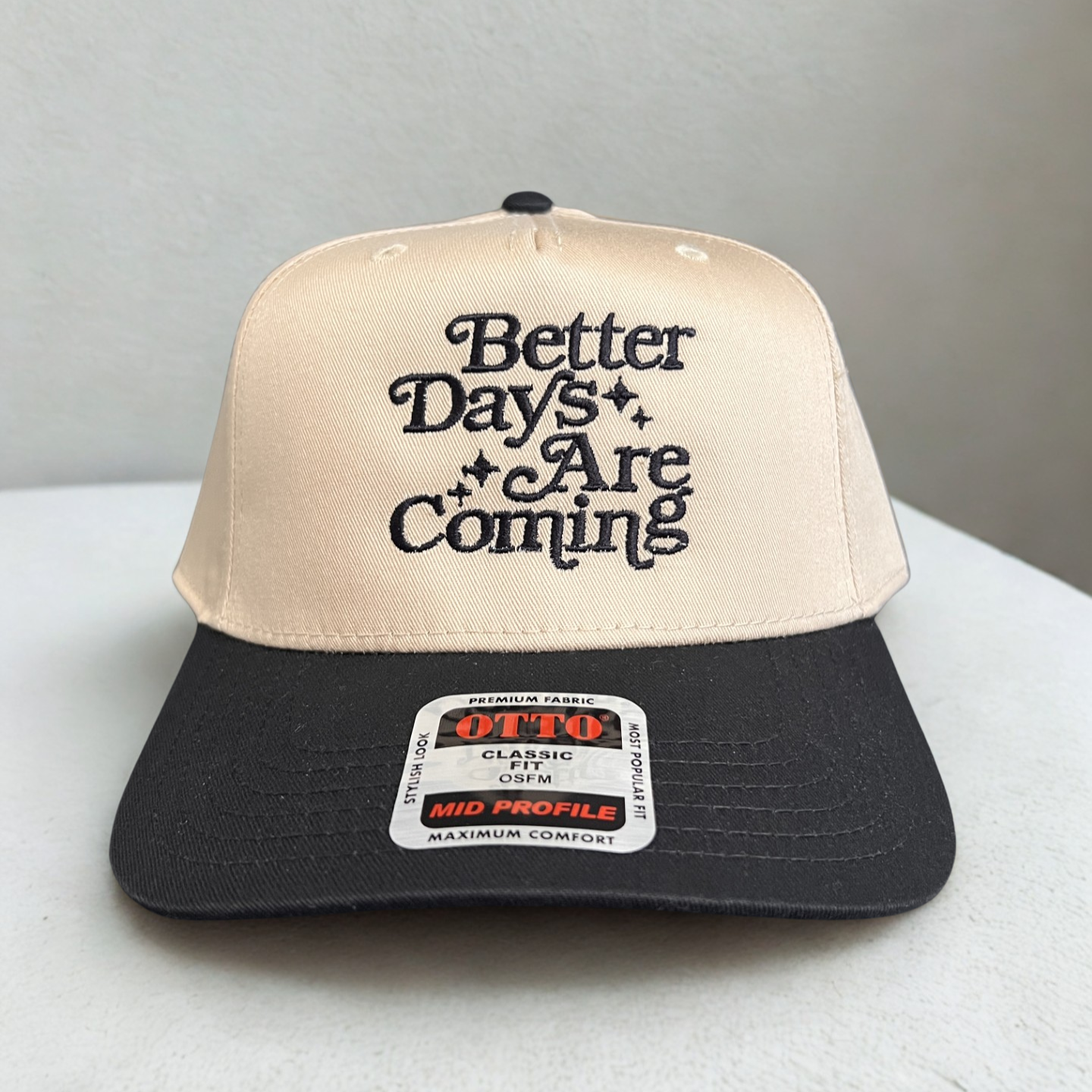 BETTER DAYS ARE COMING TRUCKER HAT