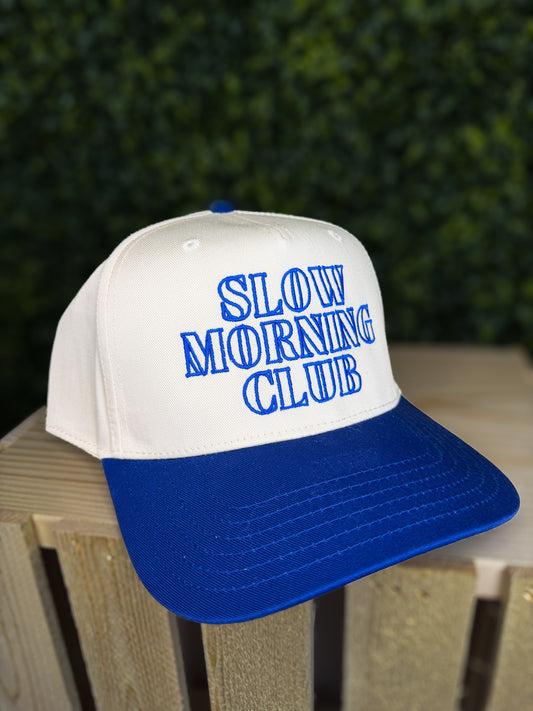 SLOW MORNING CLUB TRUCKER HAT