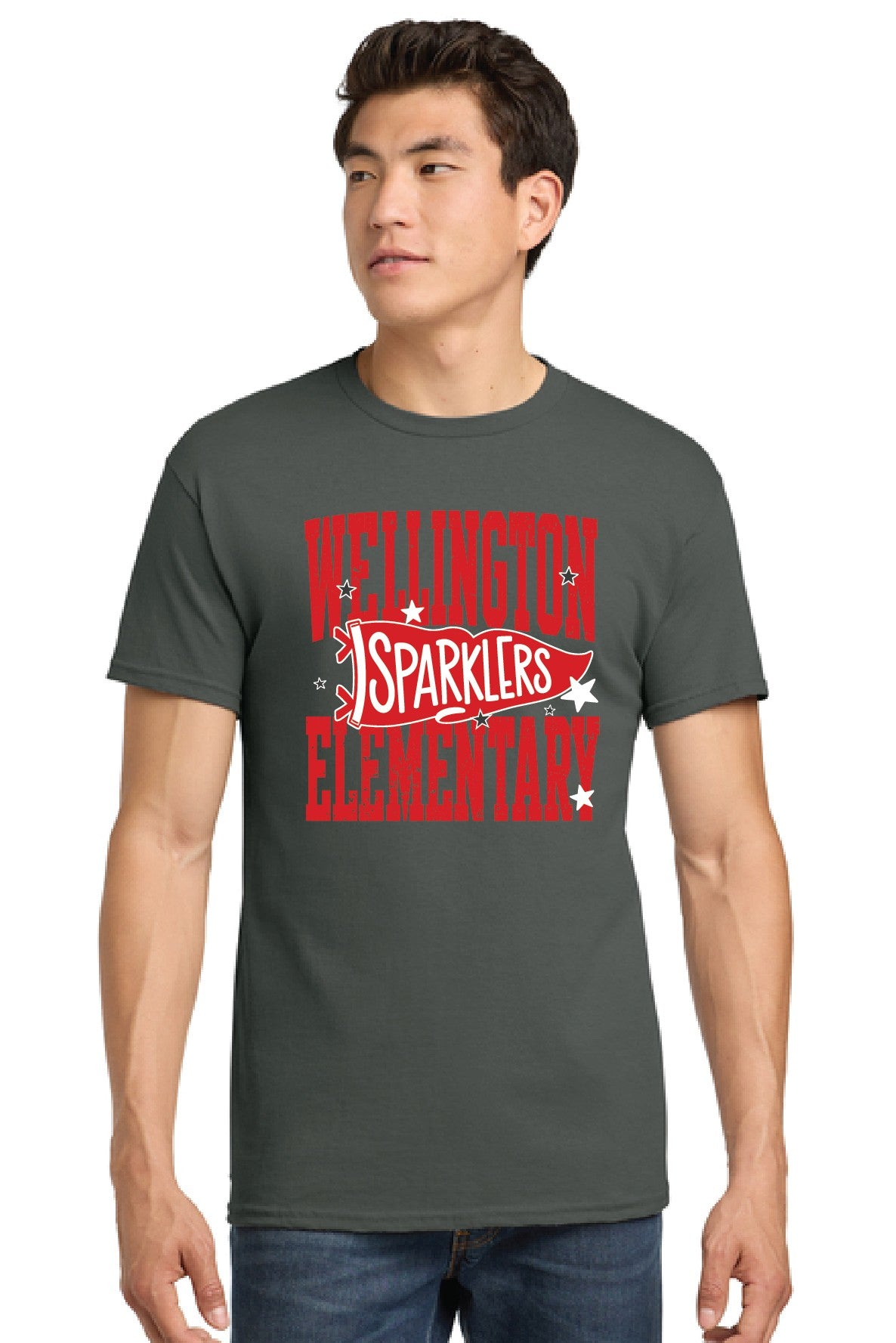 Adult Wellington Elementary Sparkler T-shirt