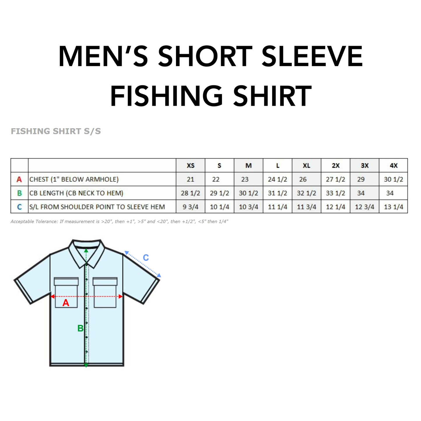 Men's Short Sleeve Fishing Shirt [Multiple Colors]