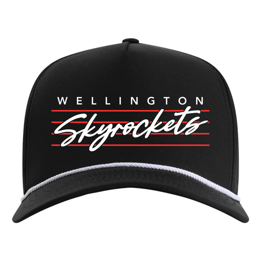 Wellington Skyrocket Throwback Script Hat [Multiple Colors]