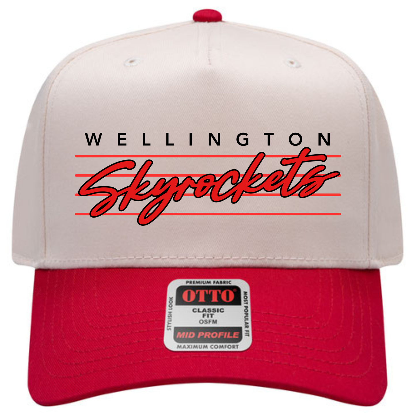 Wellington Skyrocket Throwback Script Hat [Multiple Colors]