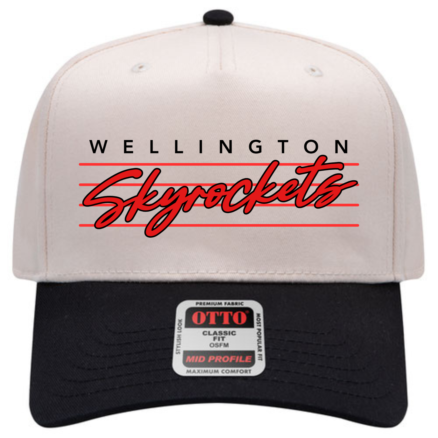 Wellington Skyrocket Throwback Script Hat [Multiple Colors]