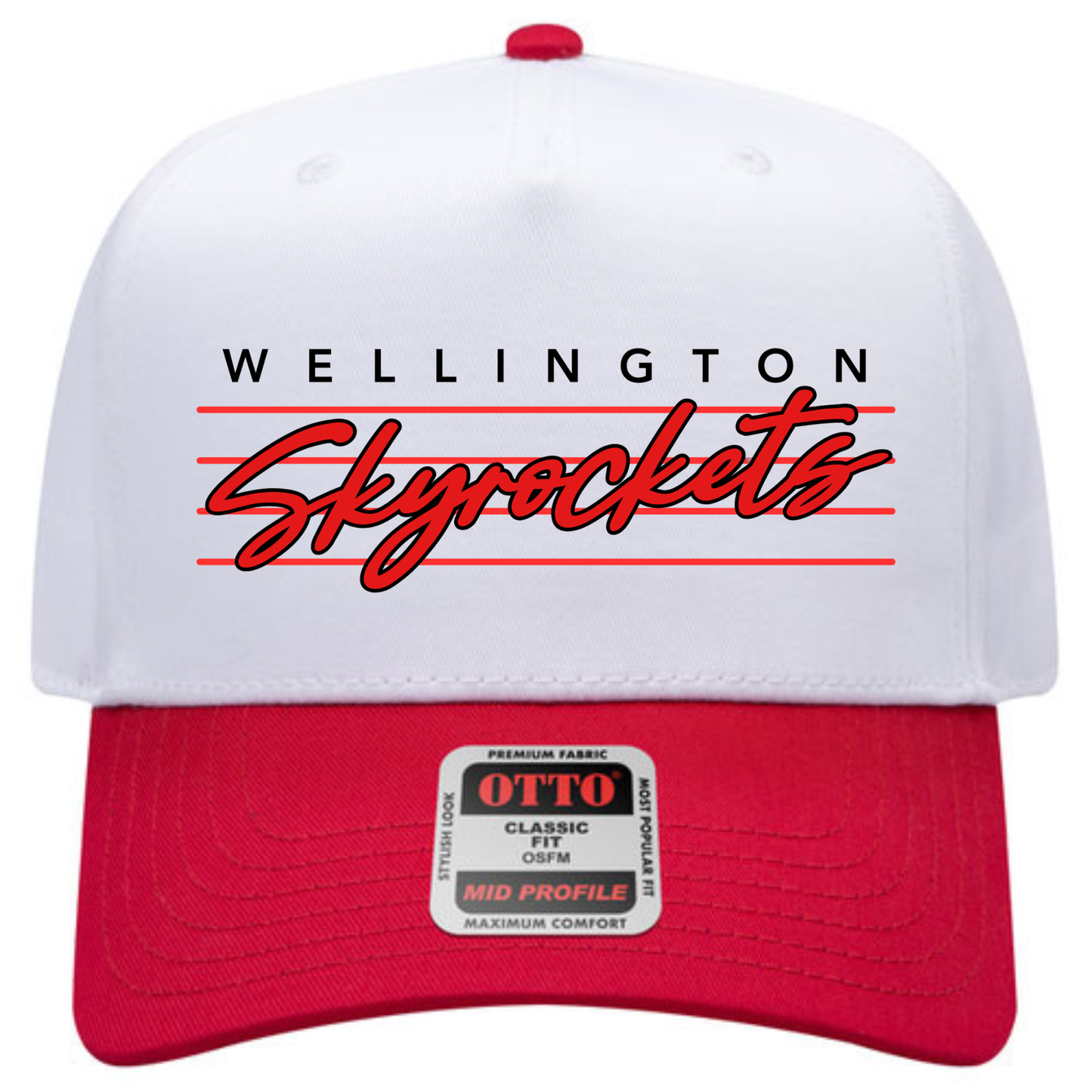 Wellington Skyrocket Throwback Script Hat [Multiple Colors]