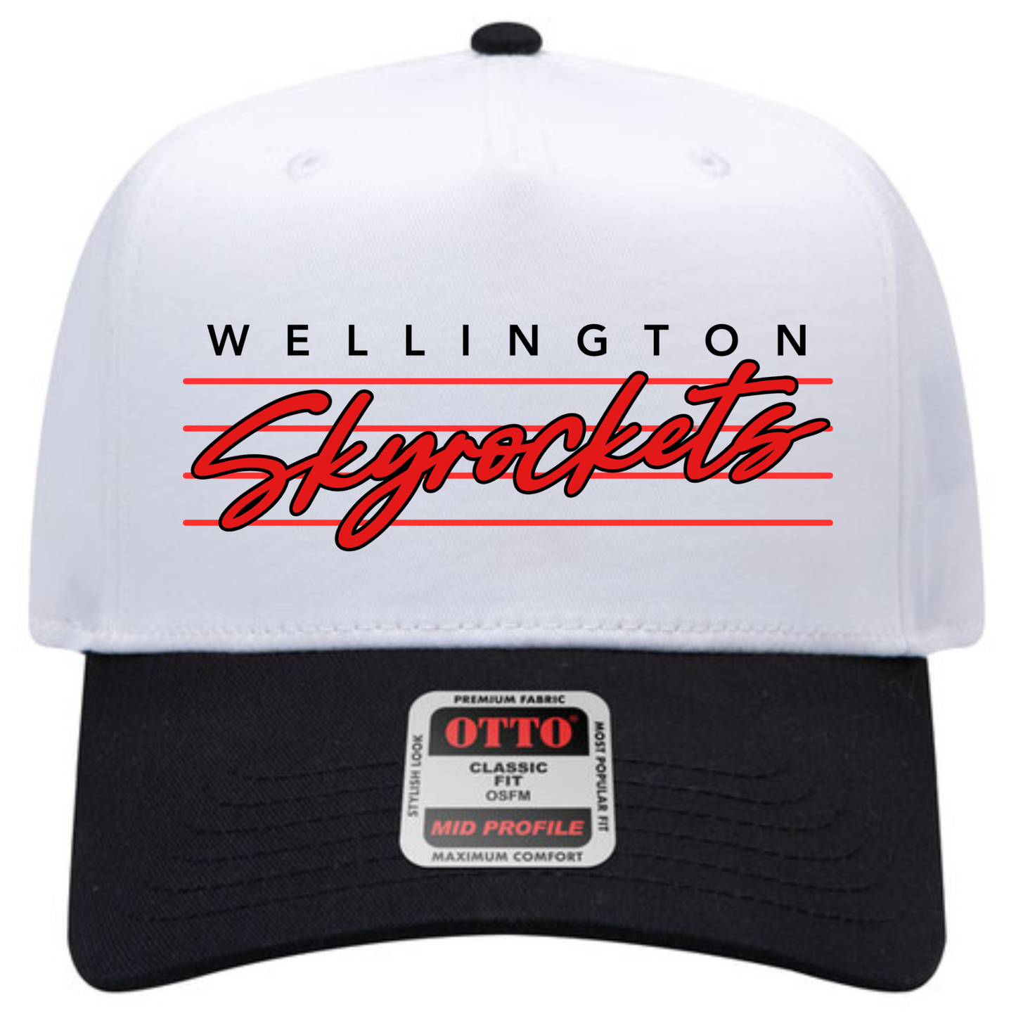 Wellington Skyrocket Throwback Script Hat [Multiple Colors]