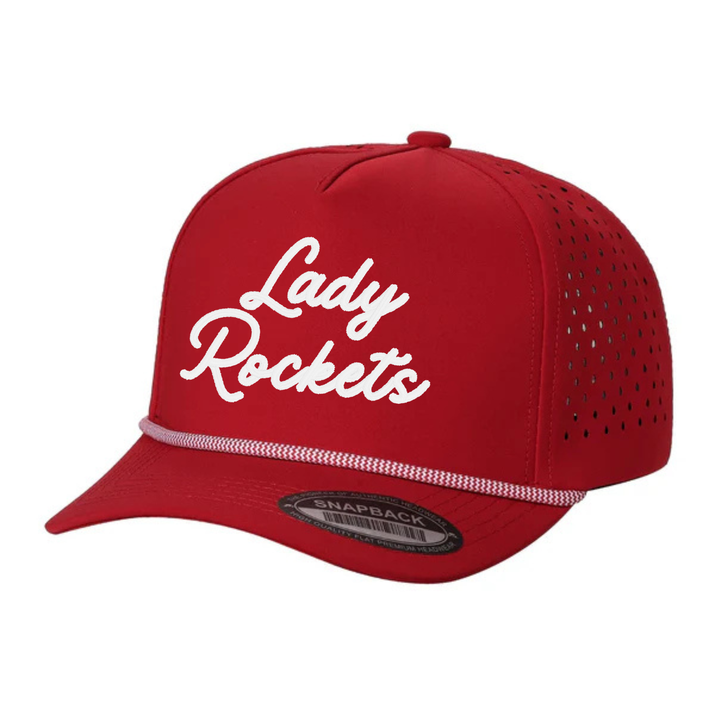 Lady Rockets Script 5 Panel Rope Hat [Multiple Colors]