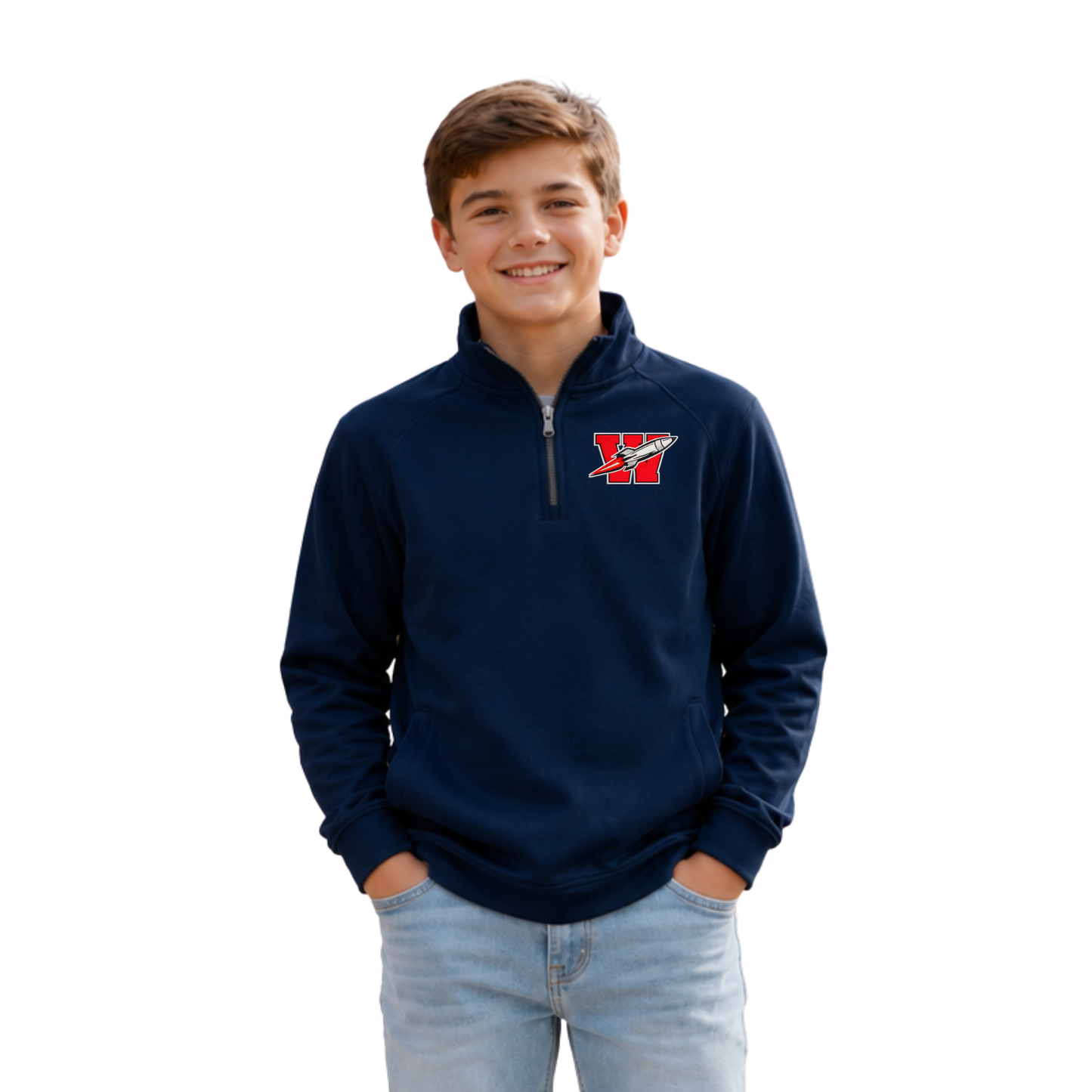 Youth Quarter Zip Sweatshirt [Multiple Colors]