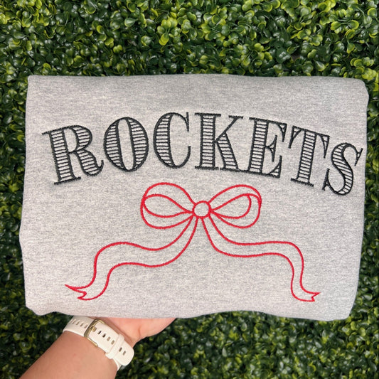 ROCKETS BOW CREWNECK