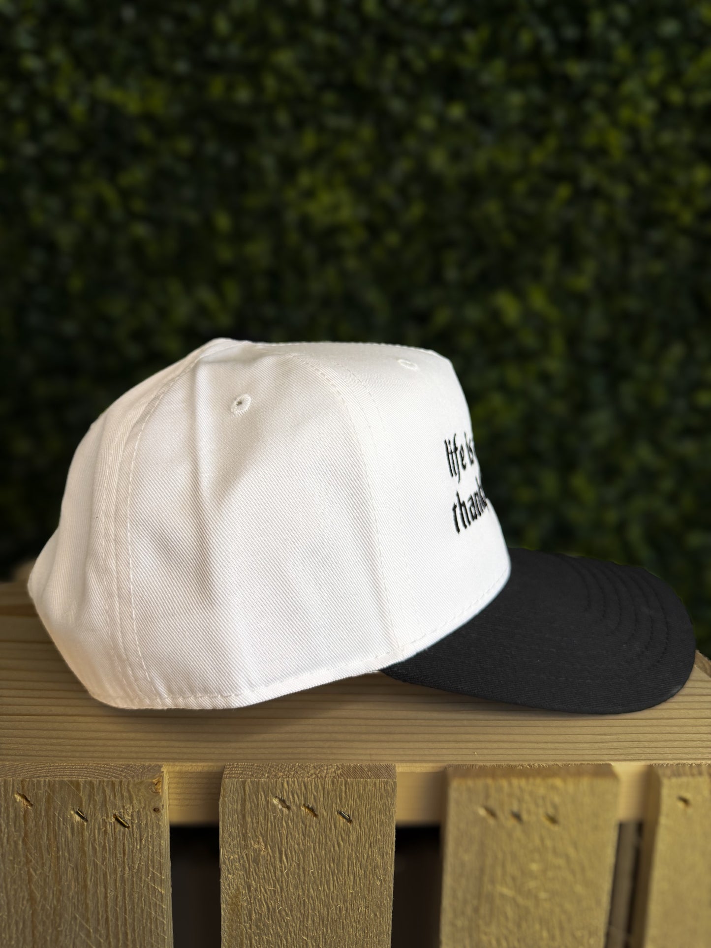 LIFE IS A B*TCH TRUCKER HAT