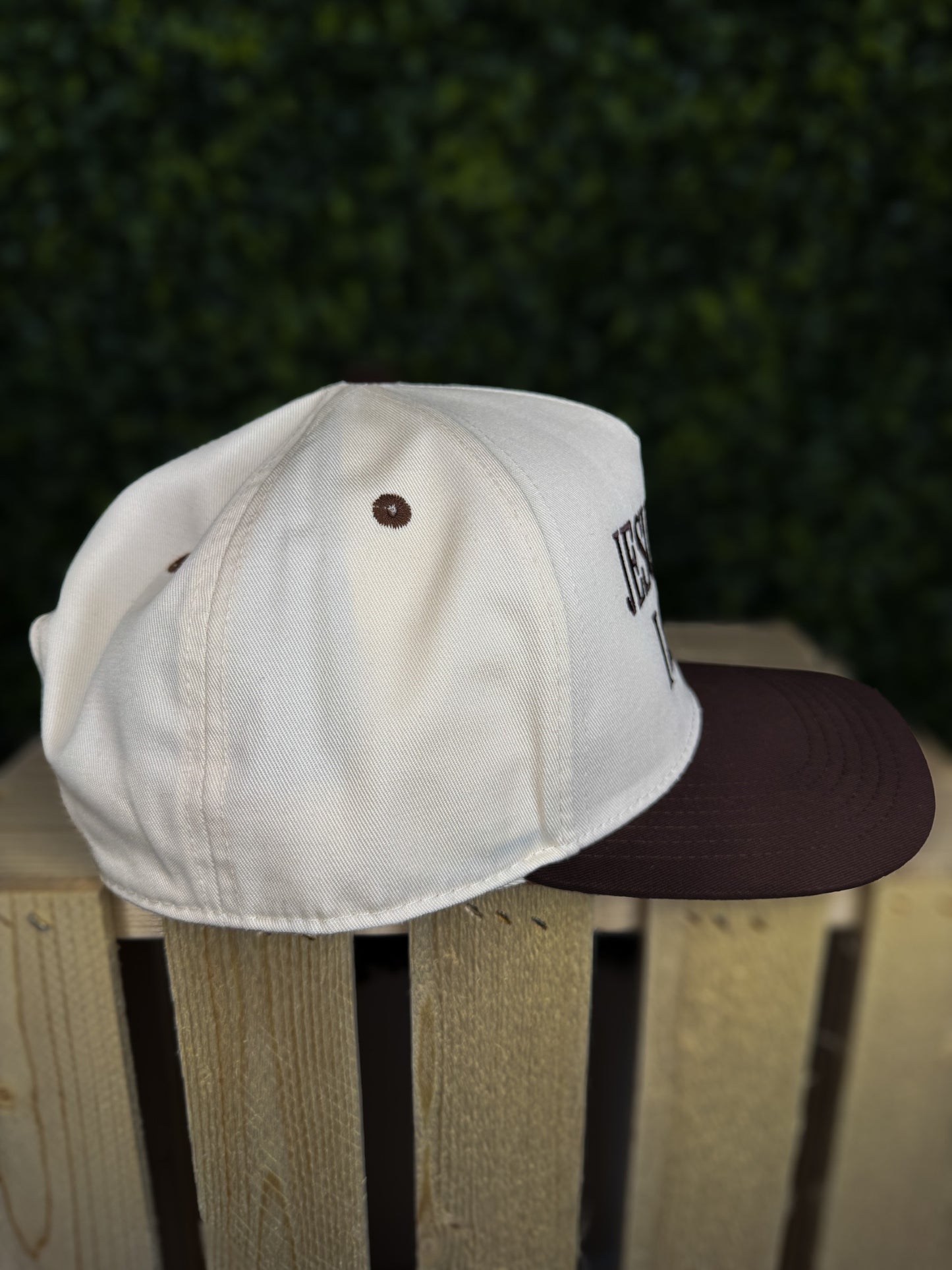 JESUS SAVES I SPEND TRUCKER HAT