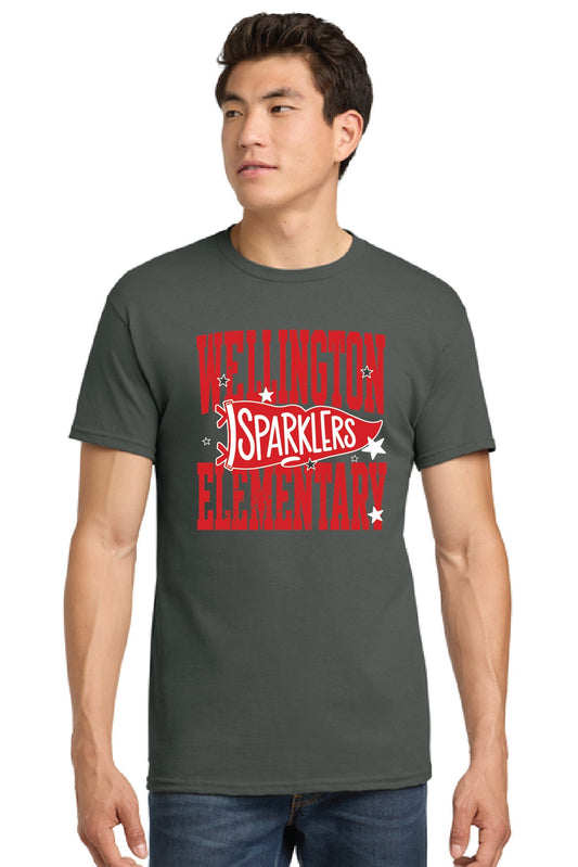 Adult Wellington Elementary Sparkler T-shirt